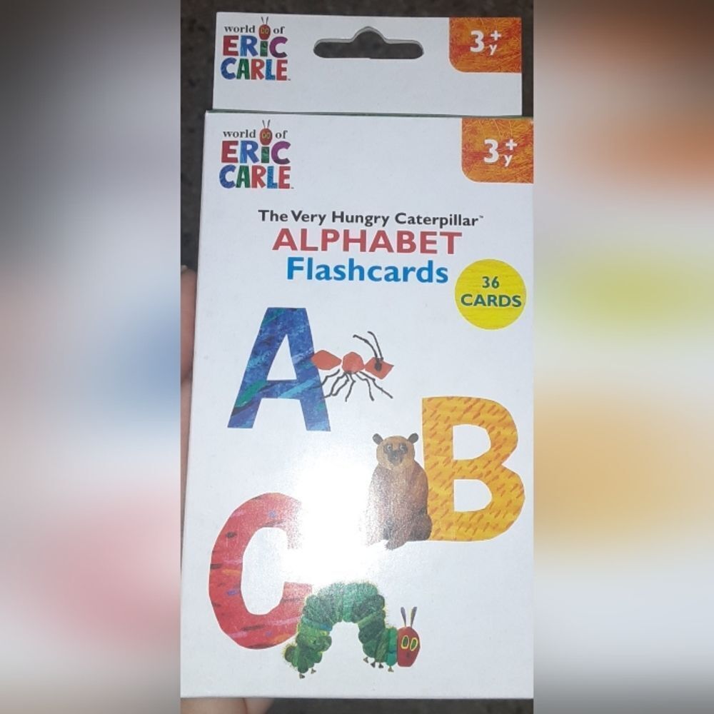 New The Very Hungry Caterpillar Alphabet Flashcards